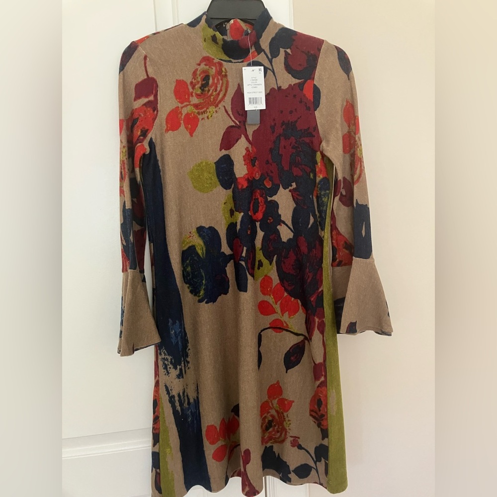 New sweater bell sleeves dress